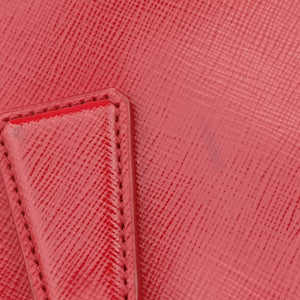 Pre-owned Prada Galleria Red SAFFIANO Patent BN1801 shoulderbag | stylenewstar