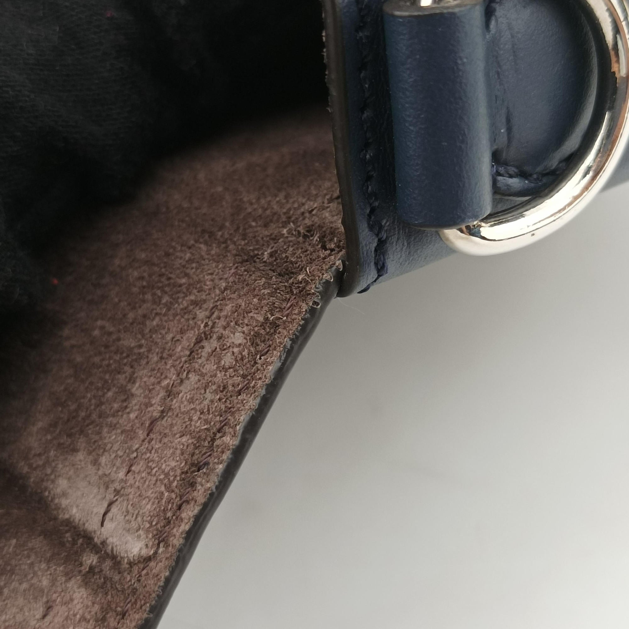 Pre-owned Fendi Zucca Soft Trunk Phone Pouch Brown canvas 7AS139 shoulderbag | stylenewstar