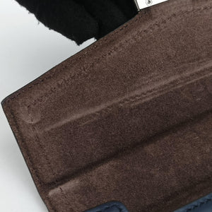 Pre-owned Fendi Zucca Soft Trunk Phone Pouch Brown canvas 7AS139 shoulderbag | stylenewstar