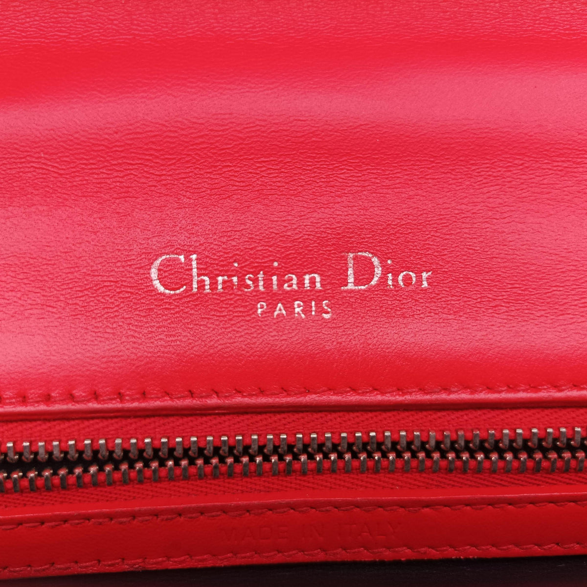 Secondhand Christian Dior Diorama Red Patent  shoulderbag | stylenewstar
