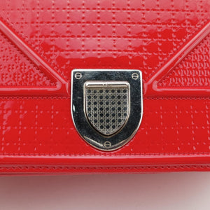 Secondhand Christian Dior Diorama Red Patent  shoulderbag | stylenewstar