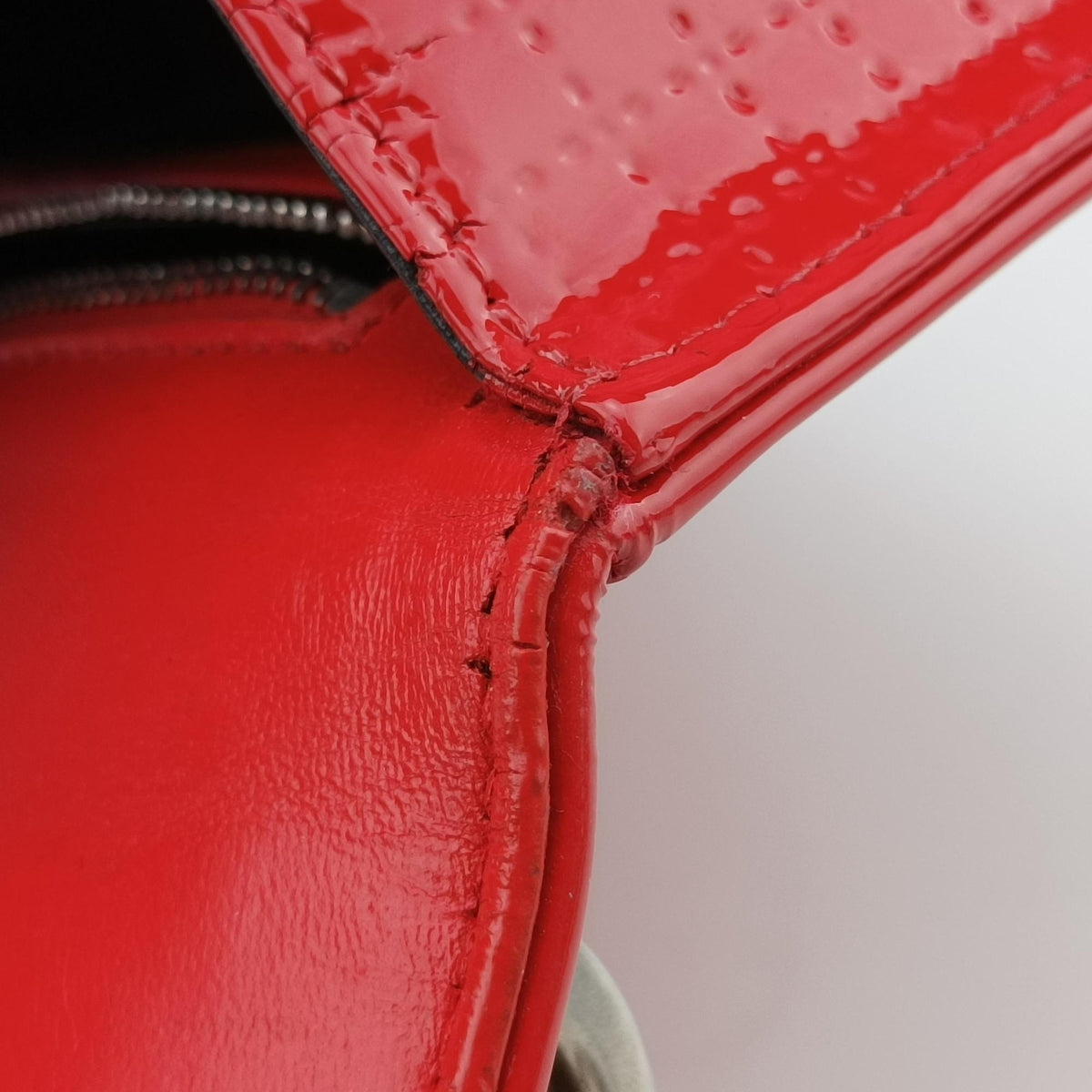 Secondhand Christian Dior Diorama Red Patent  shoulderbag | stylenewstar