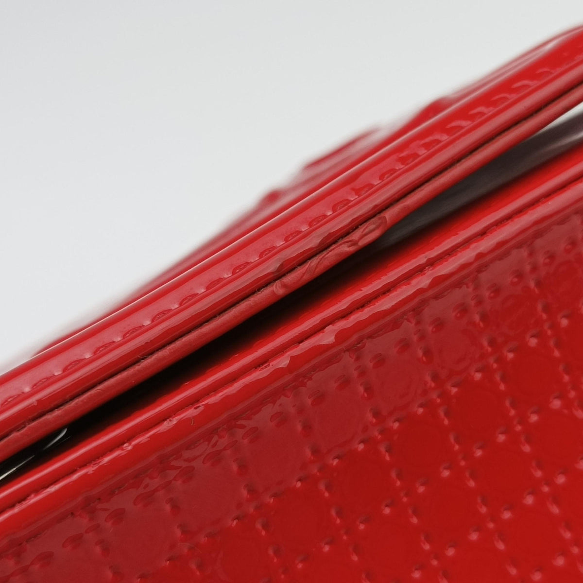 Secondhand Christian Dior Diorama Red Patent  shoulderbag | stylenewstar