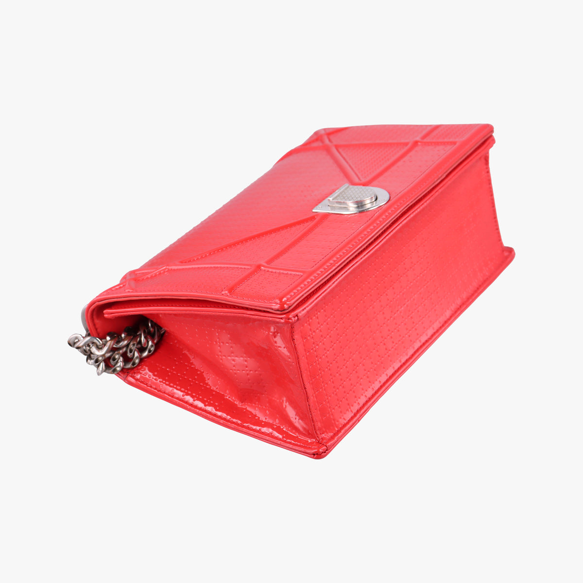 Secondhand Christian Dior Diorama Red Patent  shoulderbag | stylenewstar