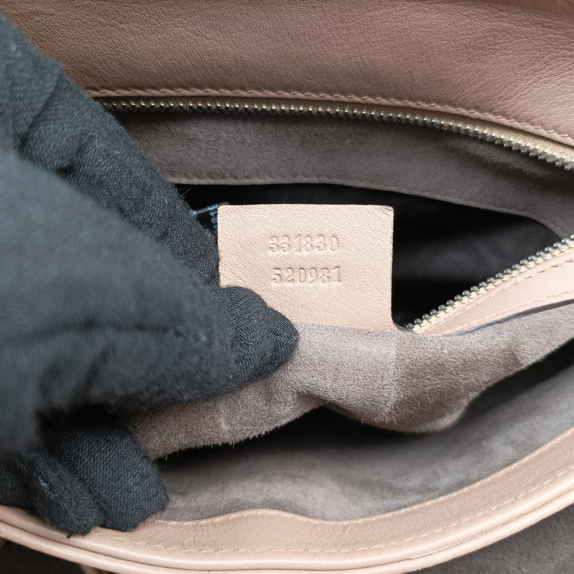 Pre-owned Gucci Bamboo Beige leather 331830 handbag | stylenewstar