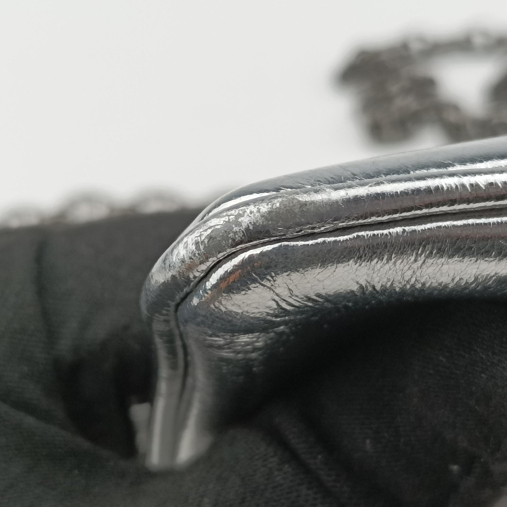 Pre-owned Christian Dior Dior double Medium Silver Leather  shoulderbag | stylenewstar