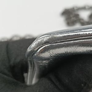 Pre-owned Christian Dior Dior double Medium Silver Leather  shoulderbag | stylenewstar