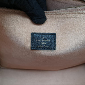 Pre-owned Louis Vuitton Flandrin Brown×Black Monogram canvas×calf leather M41595 handbag | stylenewstar