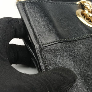 Vintage Gucci Rajah Black Leather 537219 shoulderbag | stylenewstar