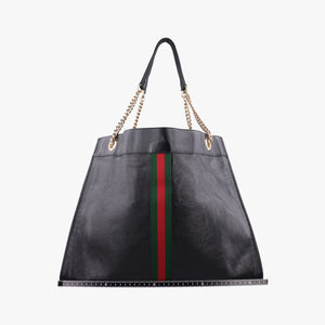 Vintage Gucci Rajah Black Leather 537219 shoulderbag | stylenewstar