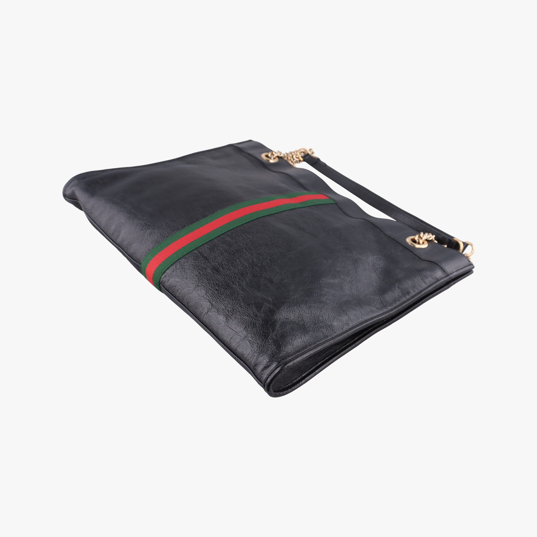 Vintage Gucci Rajah Black Leather 537219 shoulderbag | stylenewstar