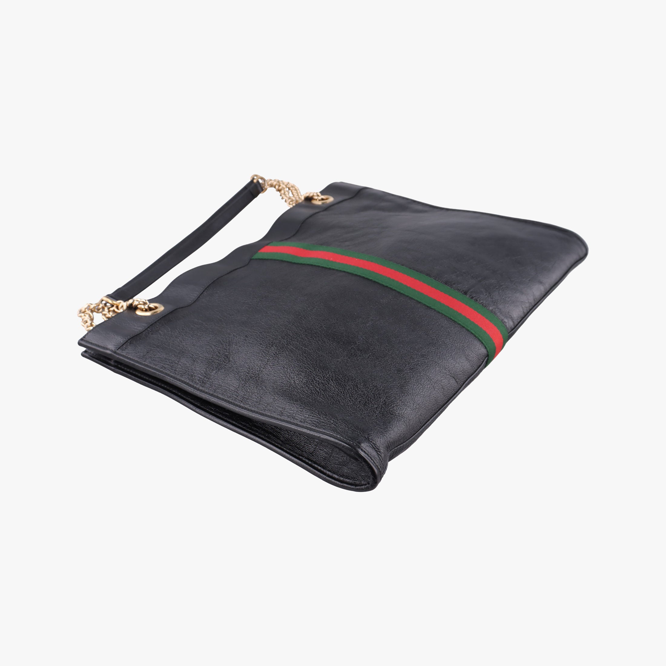 Vintage Gucci Rajah Black Leather 537219 shoulderbag | stylenewstar