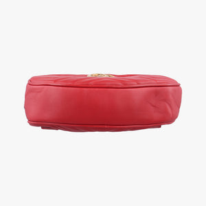 Vintage Gucci GG Marmont Red Leather 476434 bum bag/waist bag | stylenewstar