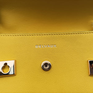 Secondhand Delvaux Tempete Yellow leather  shoulderbag | stylenewstar