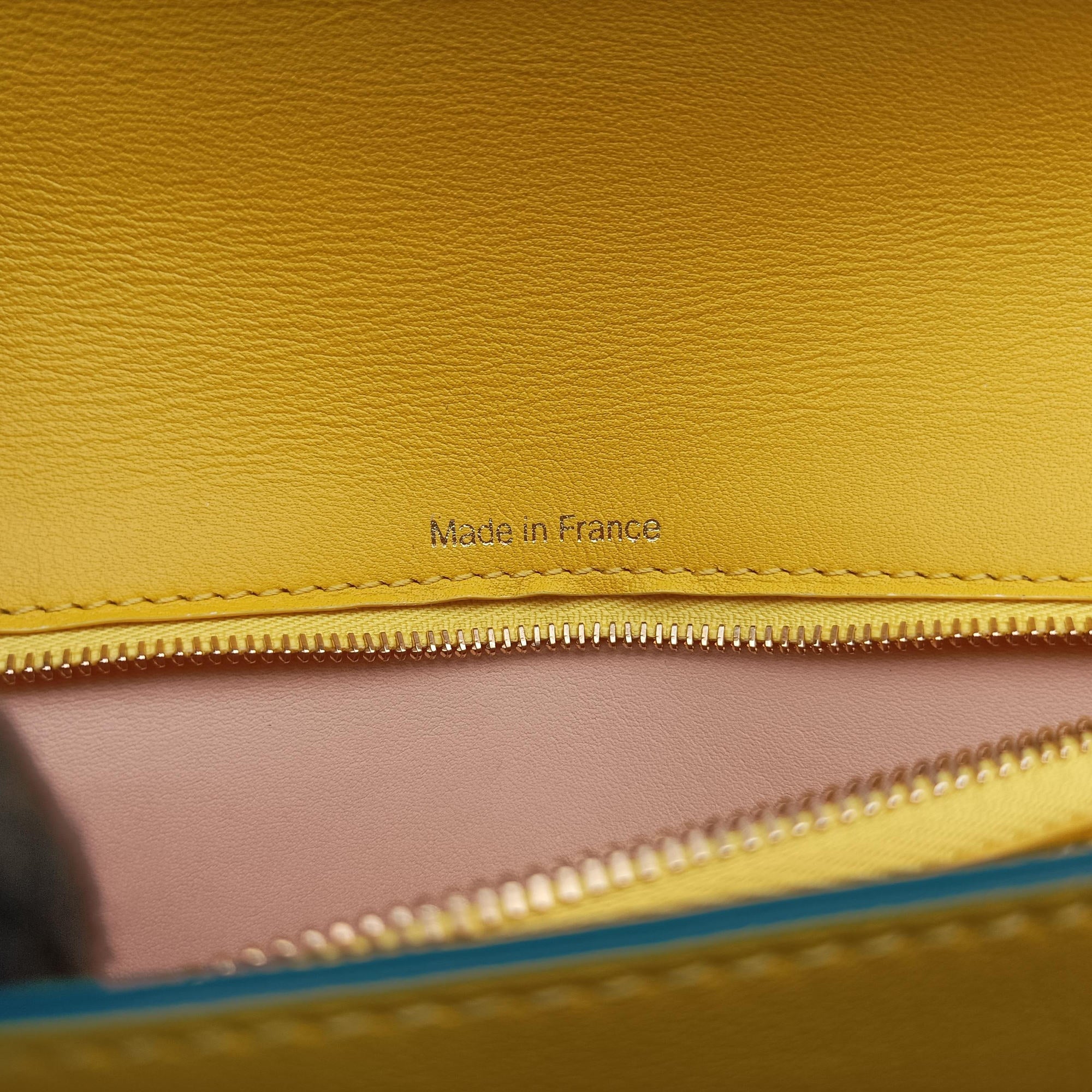 Secondhand Delvaux Tempete Yellow leather  shoulderbag | stylenewstar