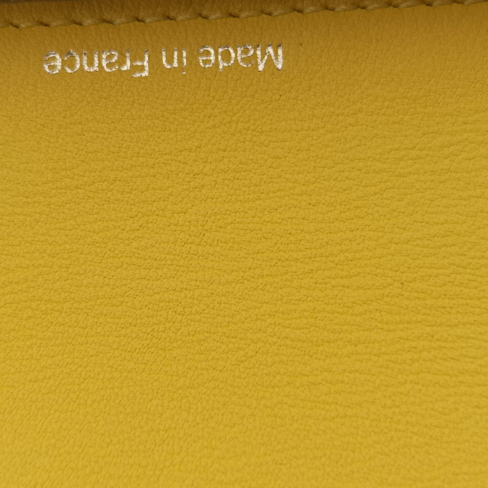 Secondhand Delvaux Tempete Yellow leather  shoulderbag | stylenewstar