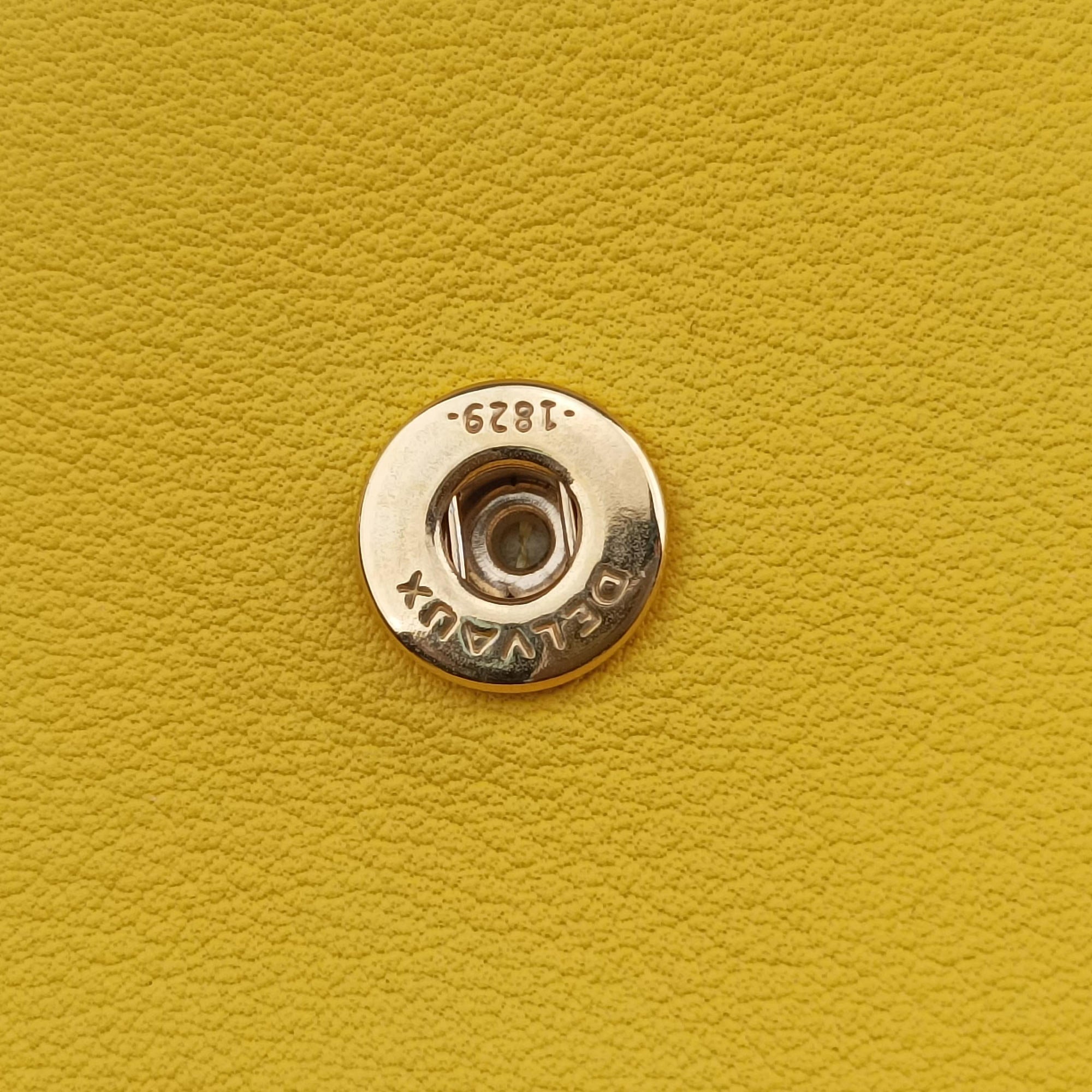 Secondhand Delvaux Tempete Yellow leather  shoulderbag | stylenewstar