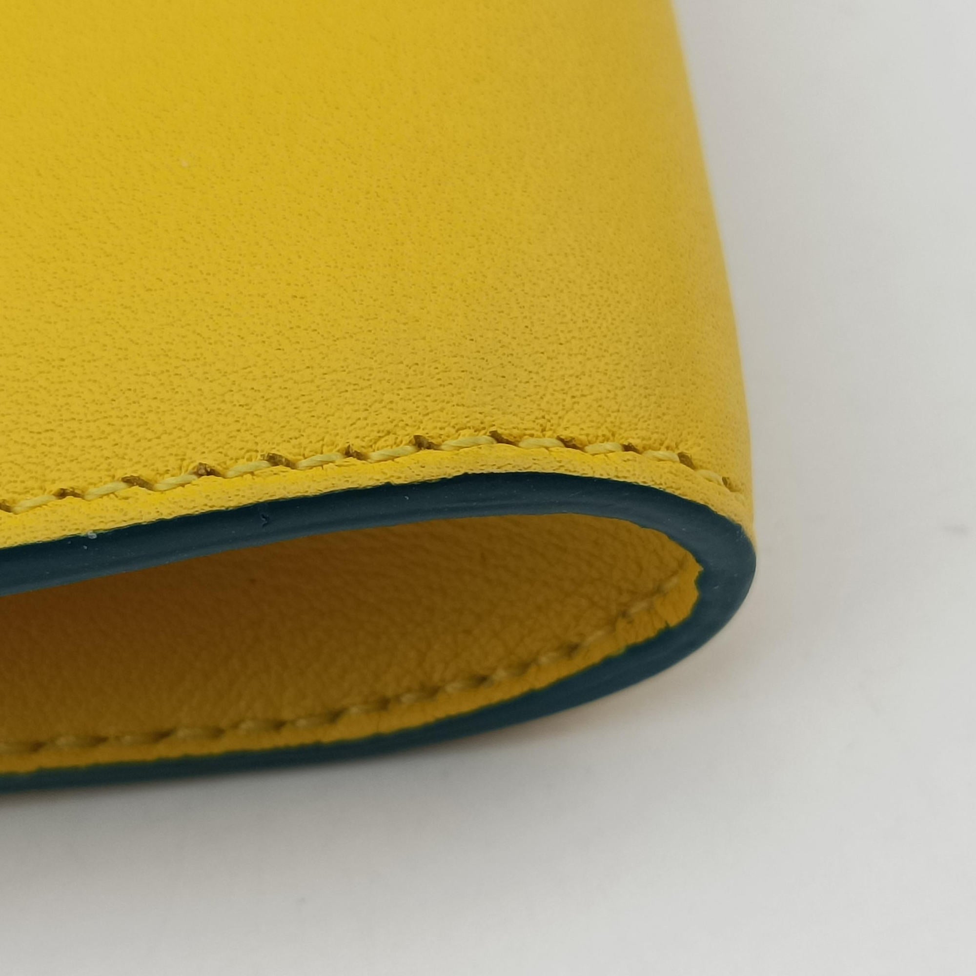 Secondhand Delvaux Tempete Yellow leather  shoulderbag | stylenewstar