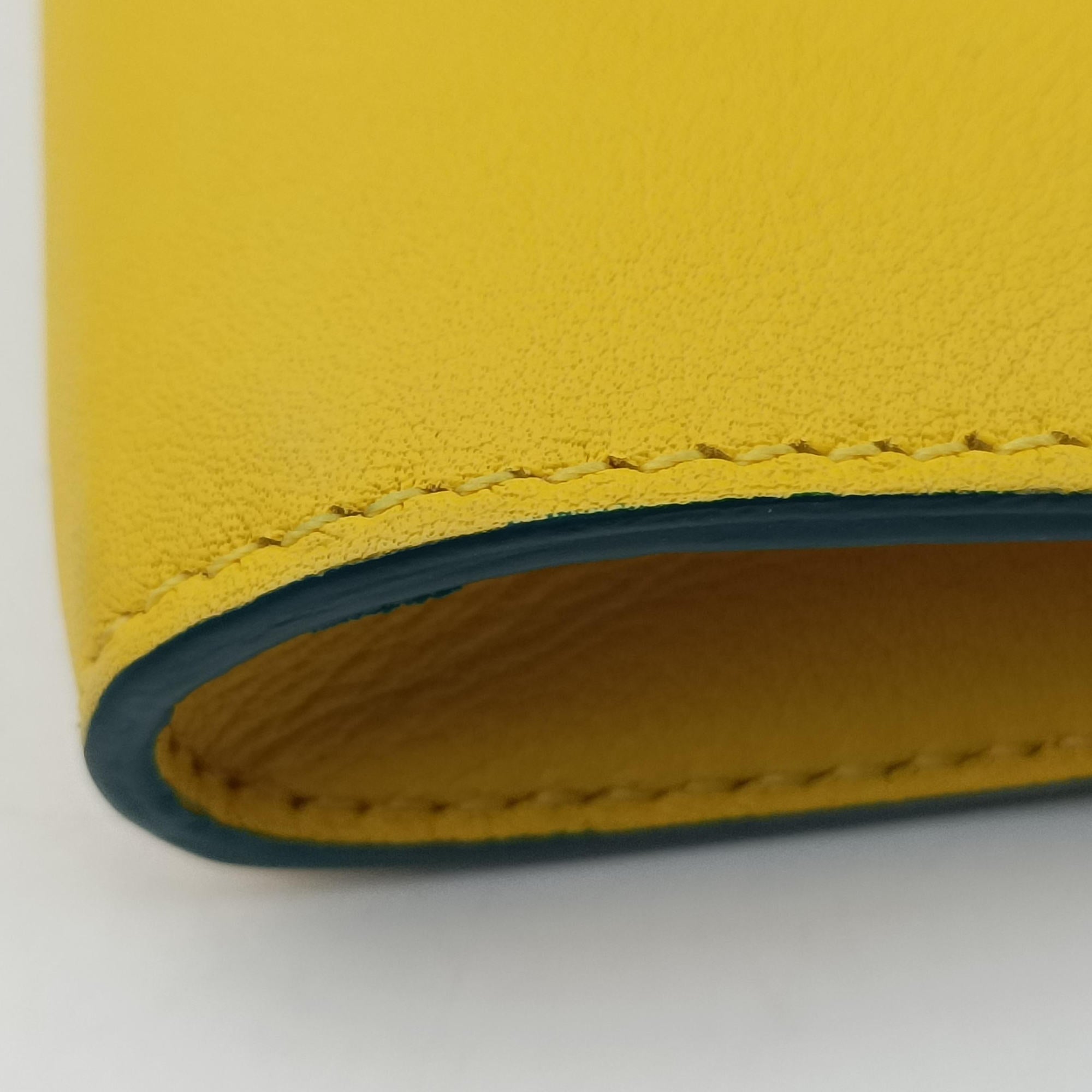 Secondhand Delvaux Tempete Yellow leather  shoulderbag | stylenewstar