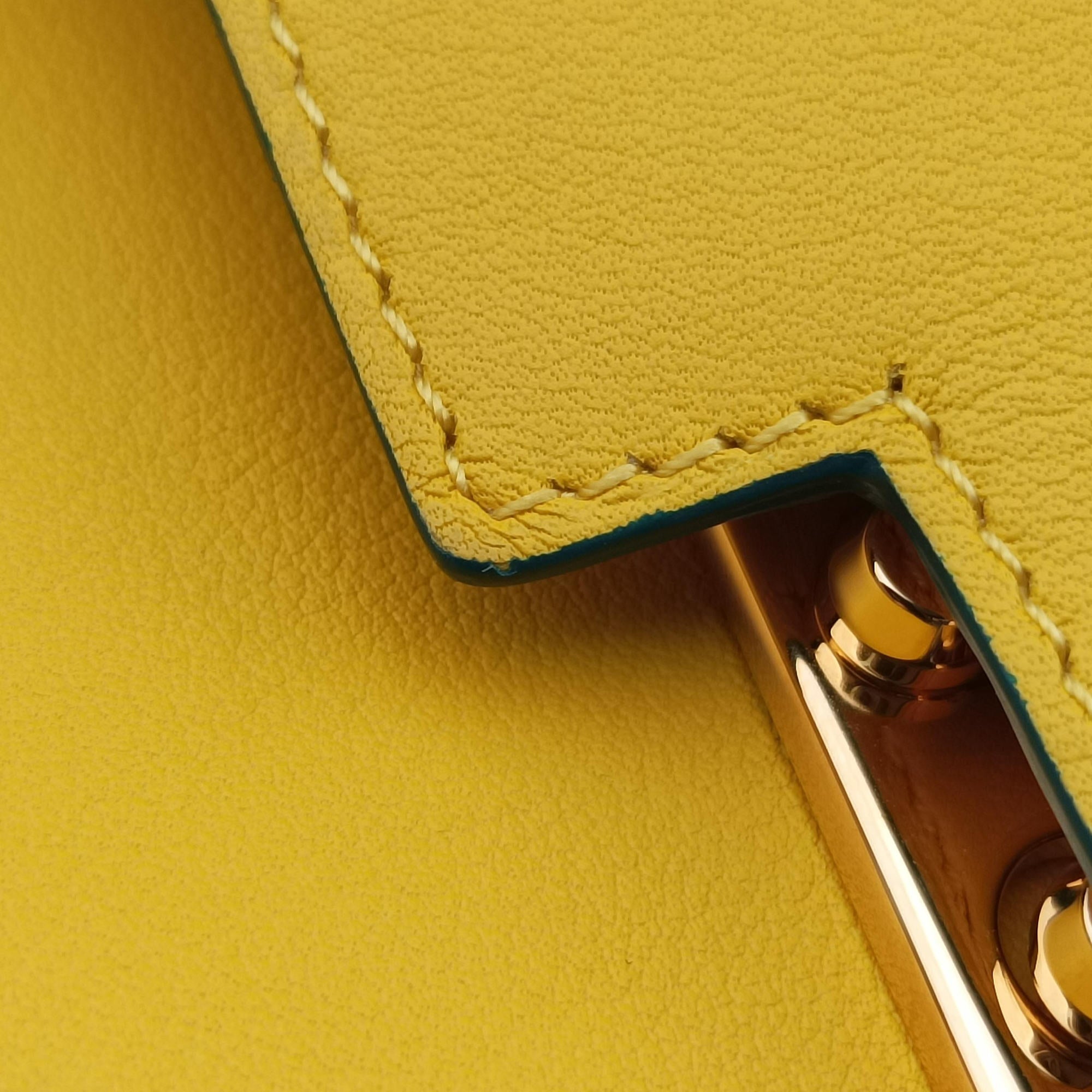 Secondhand Delvaux Tempete Yellow leather  shoulderbag | stylenewstar