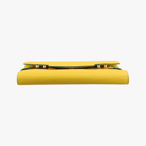 Secondhand Delvaux Tempete Yellow leather  shoulderbag | stylenewstar