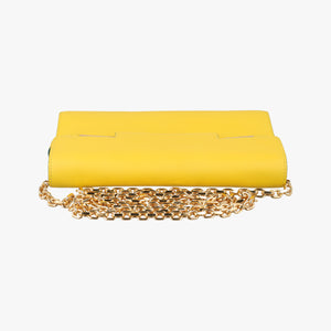 Secondhand Delvaux Tempete Yellow leather  shoulderbag | stylenewstar