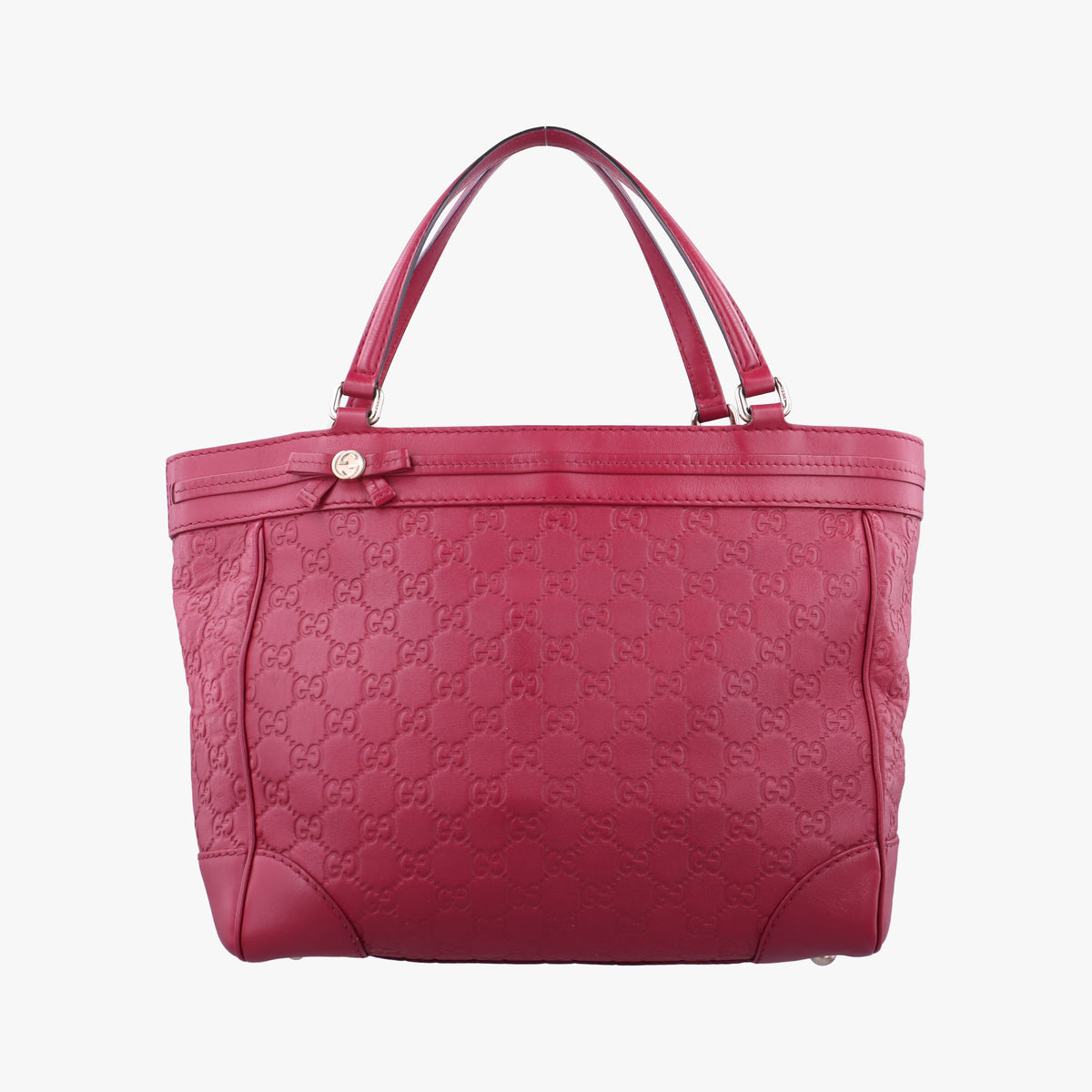 Secondhand Gucci Guccissima Mayfair Rose Leather 257061 handbag | stylenewstar