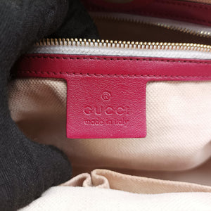 Secondhand Gucci Guccissima Mayfair Rose Leather 257061 handbag | stylenewstar