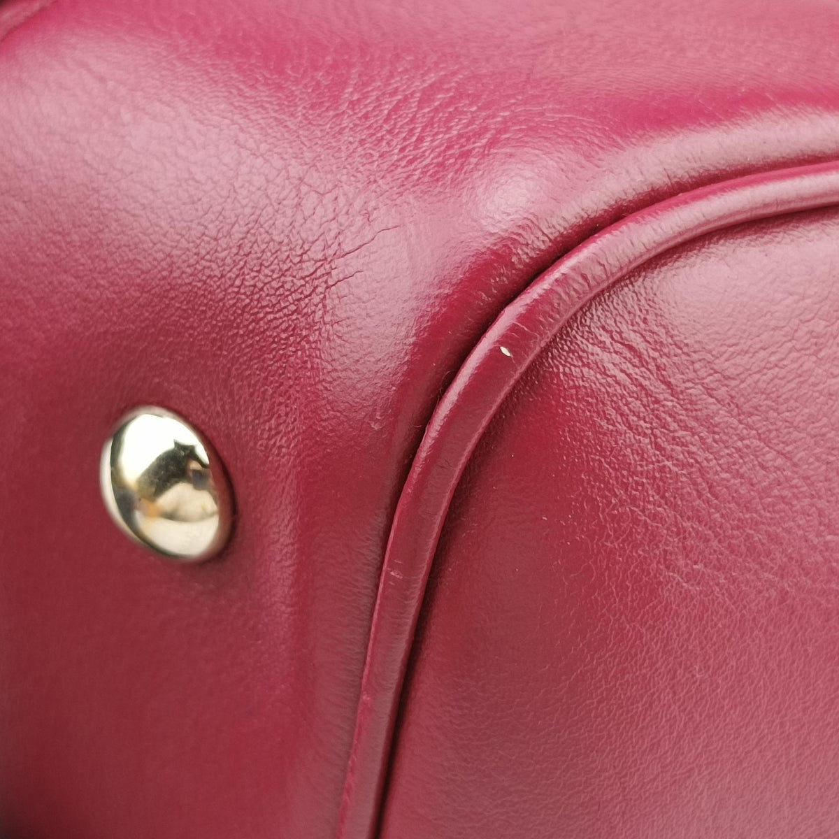 Secondhand Gucci Guccissima Mayfair Rose Leather 257061 handbag | stylenewstar