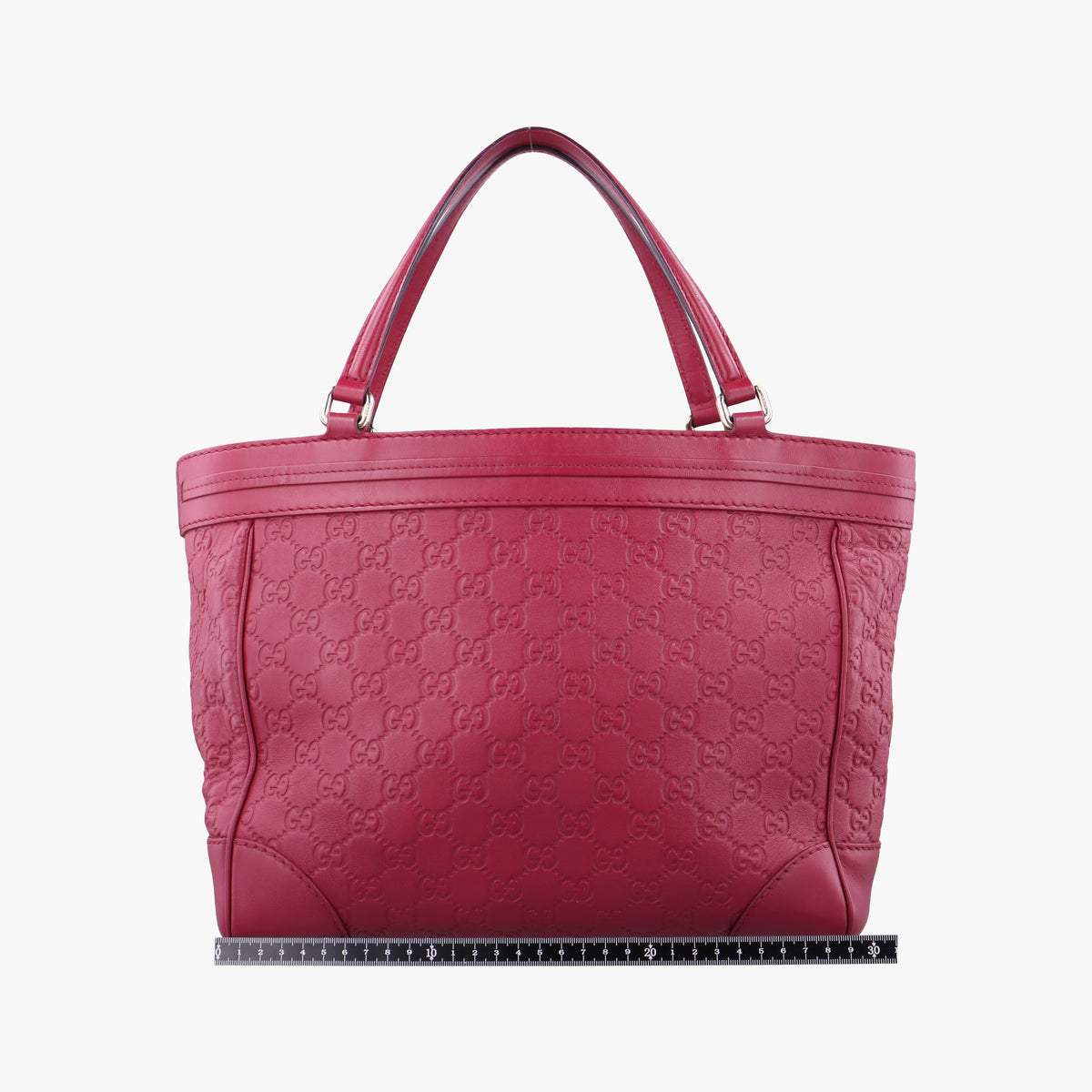 Secondhand Gucci Guccissima Mayfair Rose Leather 257061 handbag | stylenewstar