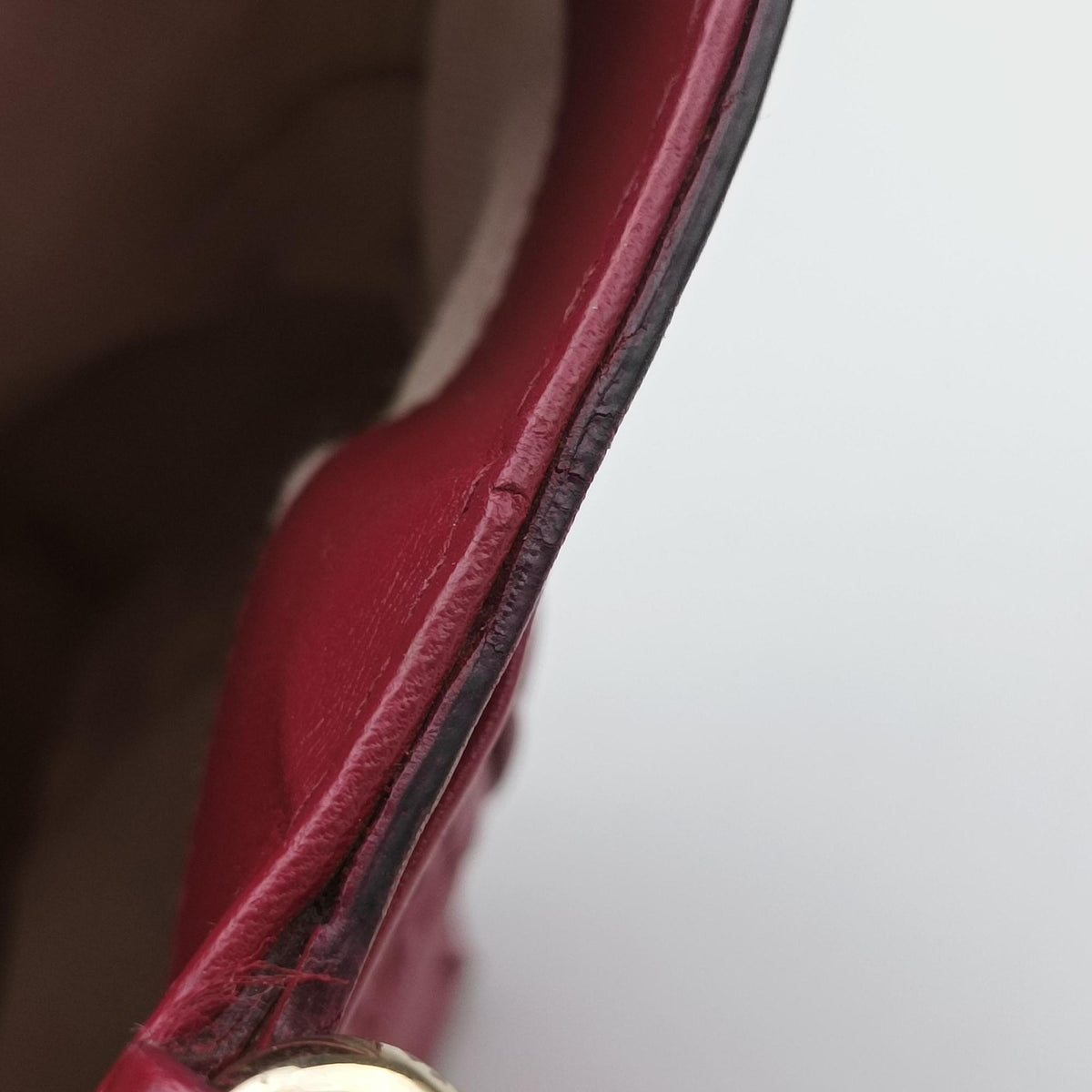 Secondhand Gucci Guccissima Mayfair Rose Leather 257061 handbag | stylenewstar