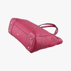 Secondhand Gucci Guccissima Mayfair Rose Leather 257061 handbag | stylenewstar