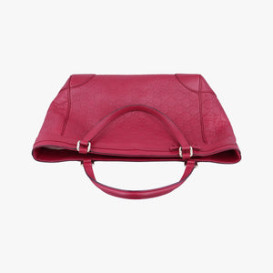 Secondhand Gucci Guccissima Mayfair Rose Leather 257061 handbag | stylenewstar