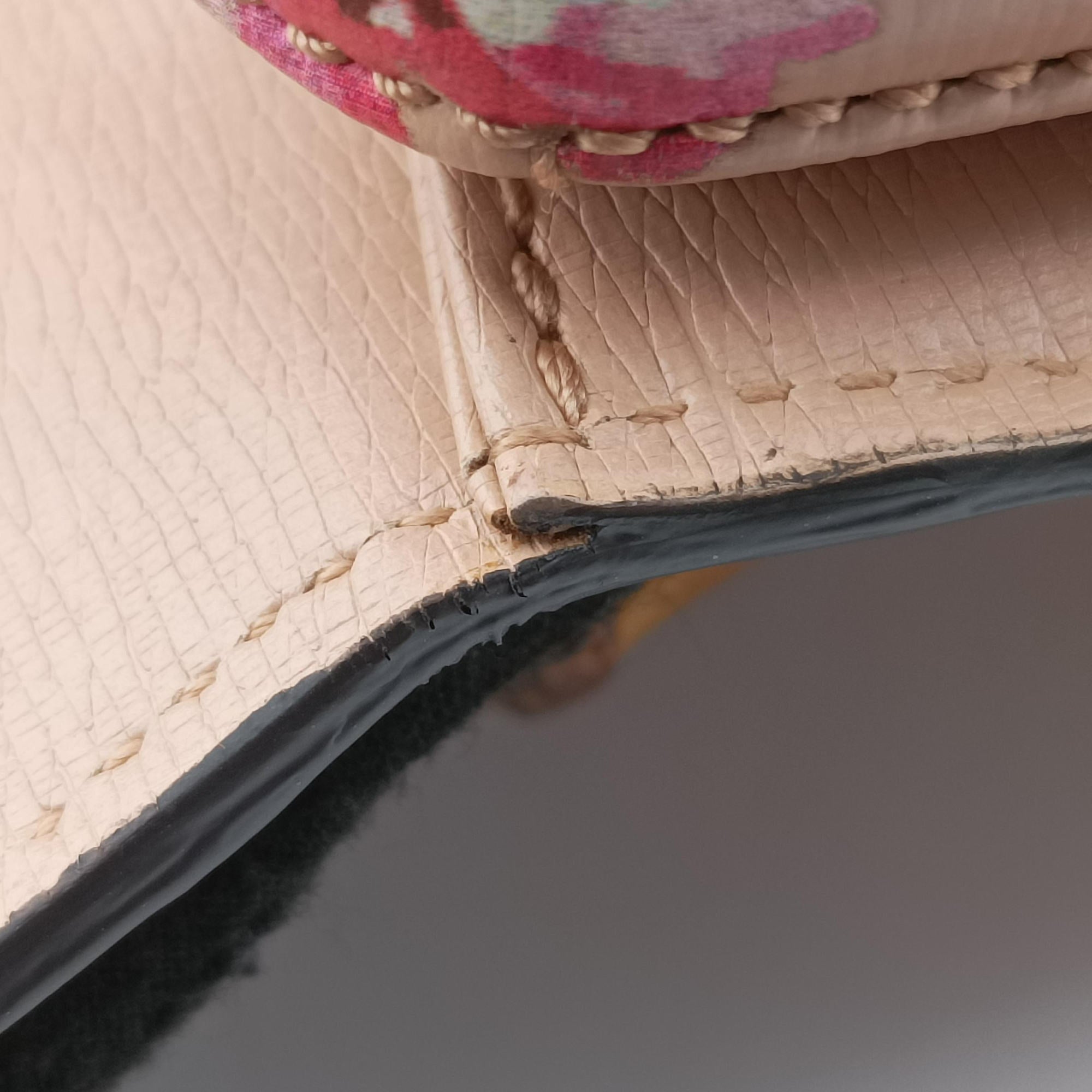 Vintage Gucci Bamboo Pink×Multicolour Leather 409398 shoulderbag | stylenewstar