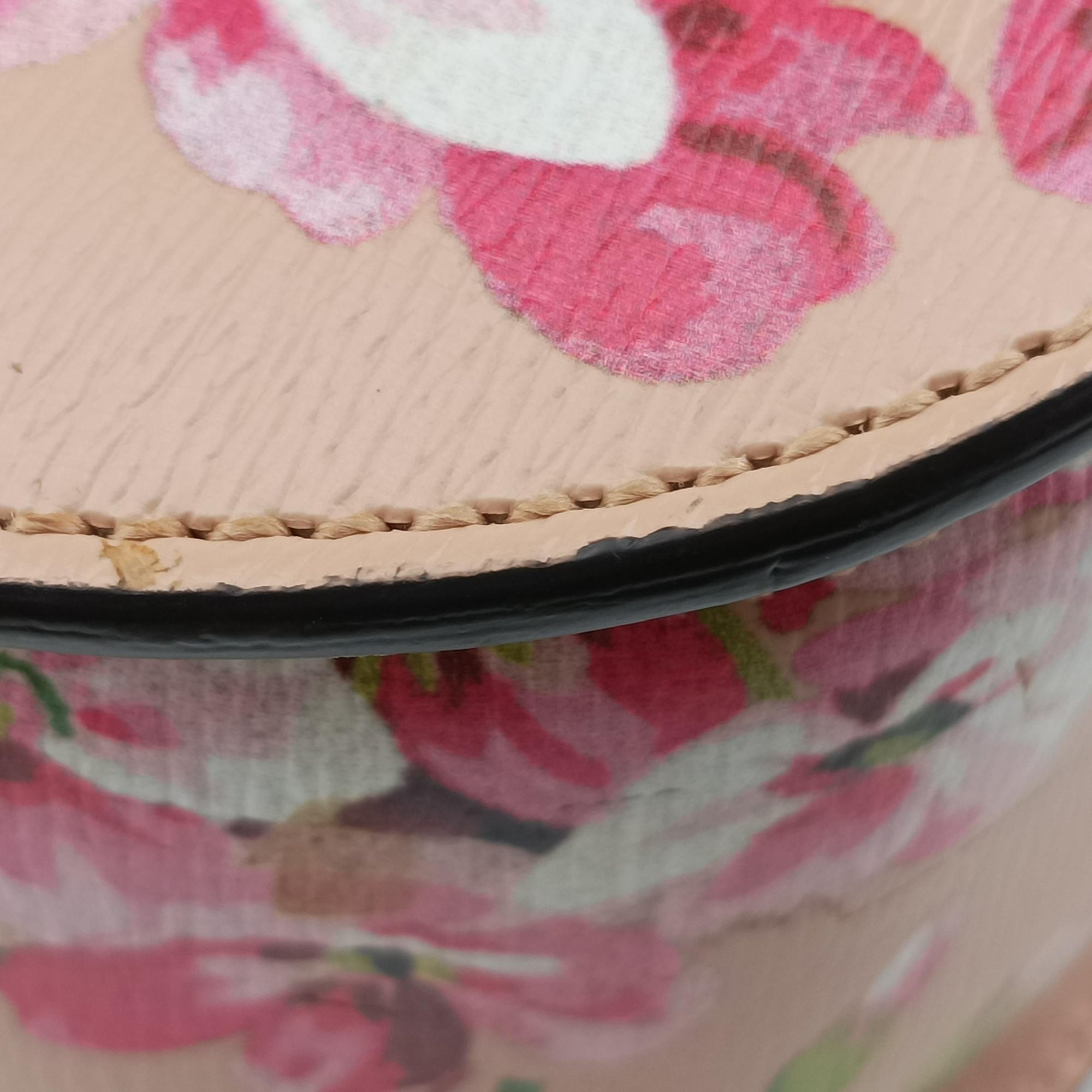 Vintage Gucci Bamboo Pink×Multicolour Leather 409398 shoulderbag | stylenewstar