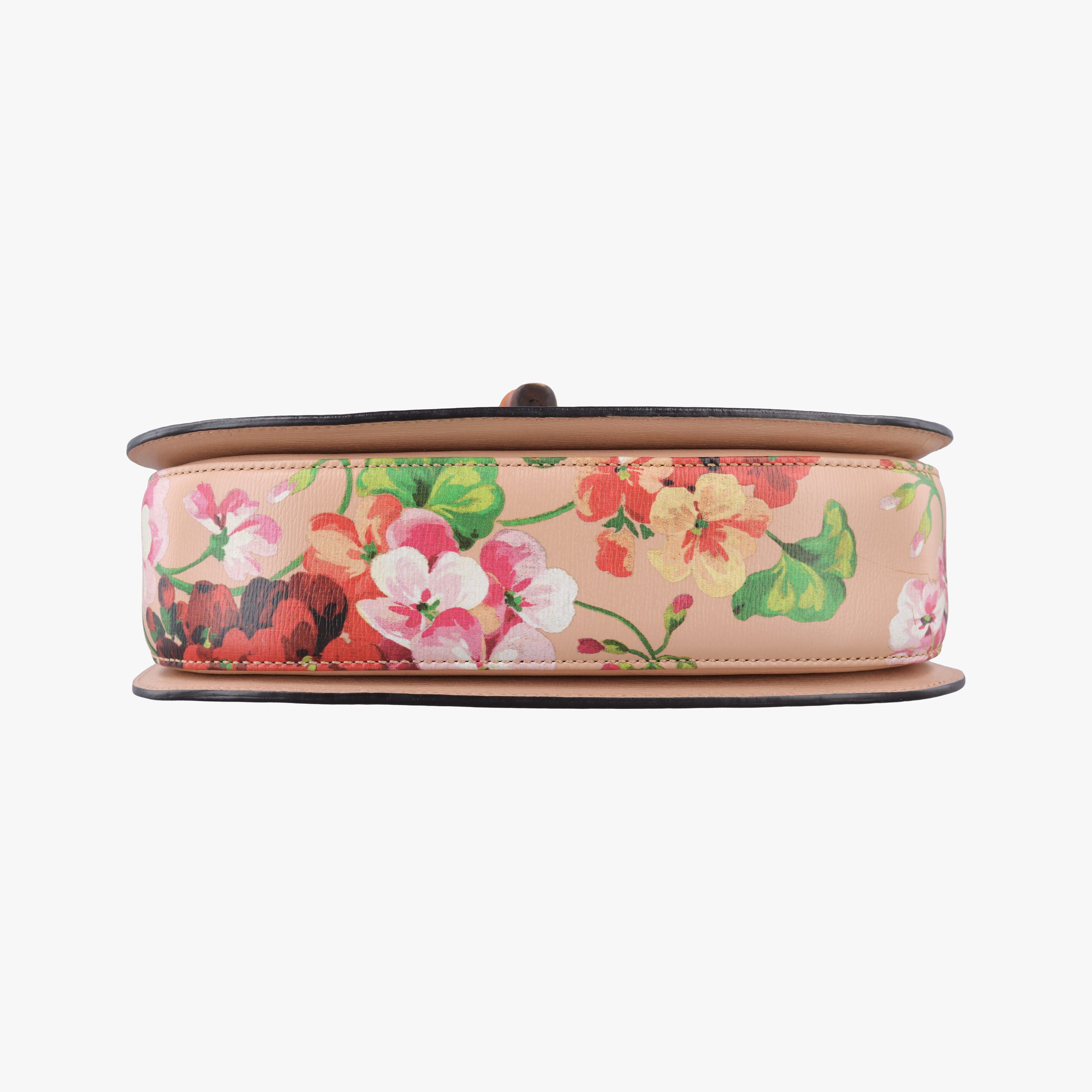 Vintage Gucci Bamboo Pink×Multicolour Leather 409398 shoulderbag | stylenewstar