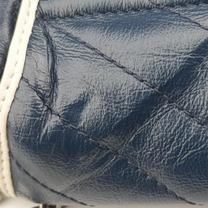 Pre-owned Gucci GG Marmont White×blue Leather 574969 shoulderbag | stylenewstar