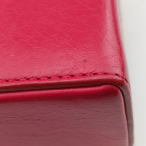 Pre-owned Christian Dior 30 MONTAIGNE Red Leather  shoulderbag | stylenewstar