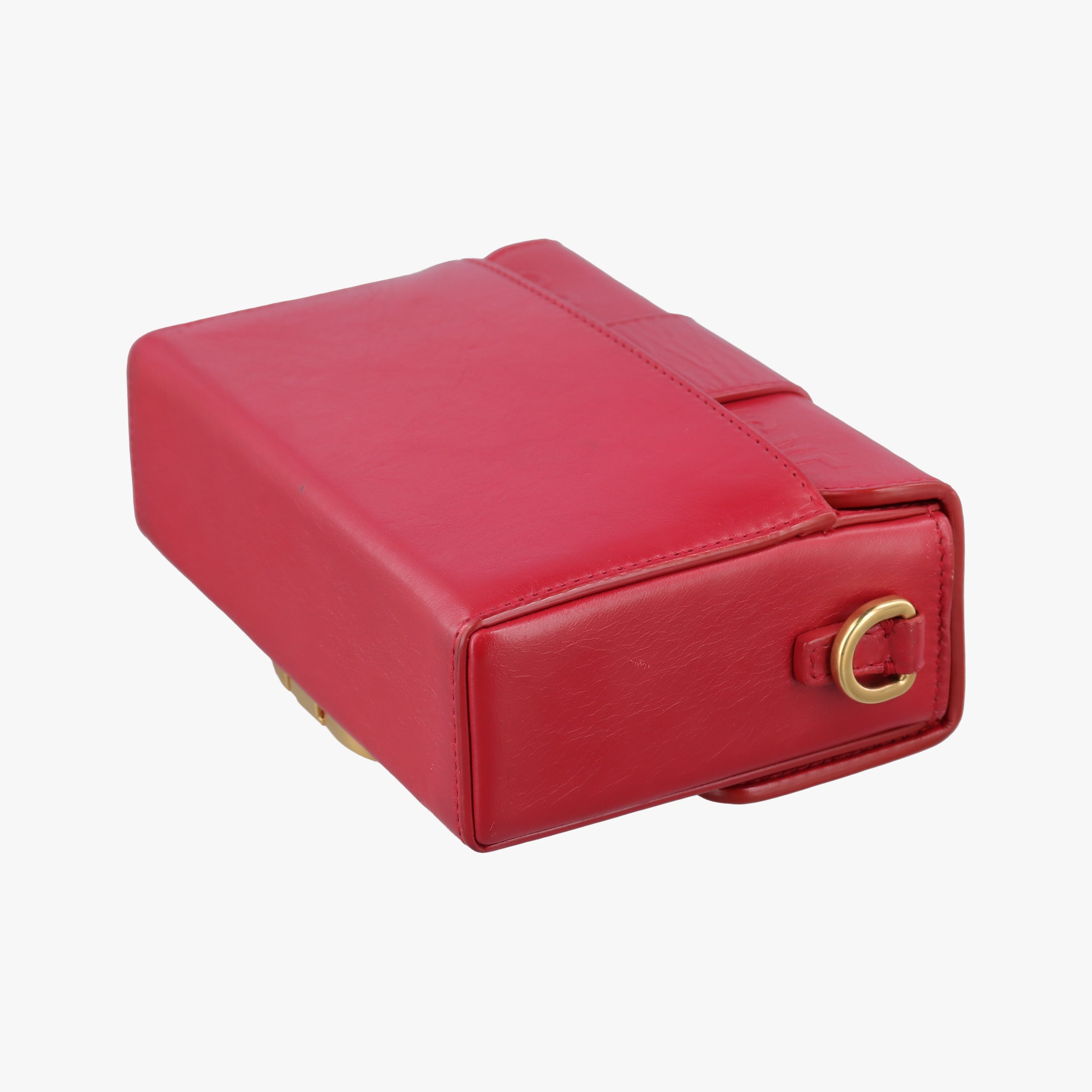Pre-owned Christian Dior 30 MONTAIGNE Red Leather  shoulderbag | stylenewstar