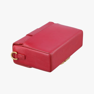 Pre-owned Christian Dior 30 MONTAIGNE Red Leather  shoulderbag | stylenewstar