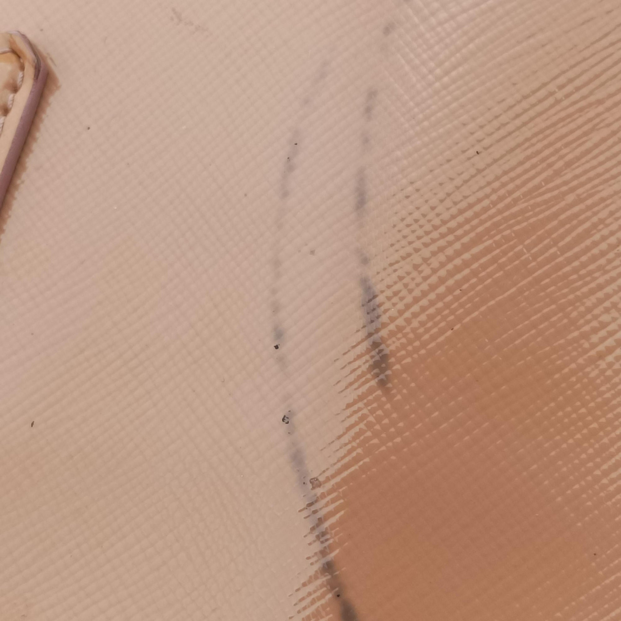 Pre-owned Prada Promenade Beige SAFFIANO patent BN2567 handbag | stylenewstar