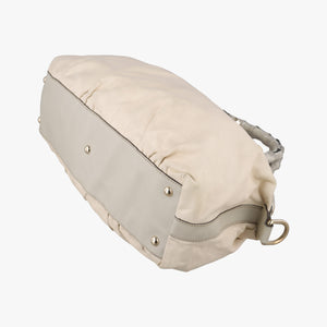 Pre-owned Gucci Bamboo Pop Beige Leather 189867 shoulderbag | stylenewstar