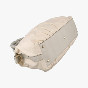 Pre-owned Gucci Bamboo Pop Beige Leather 189867 shoulderbag | stylenewstar