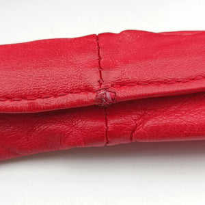 Pre-owned Bottega Veneta Intrecciato Red lambskin  handbag | stylenewstar
