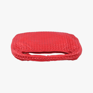 Pre-owned Bottega Veneta Intrecciato Red lambskin  handbag | stylenewstar