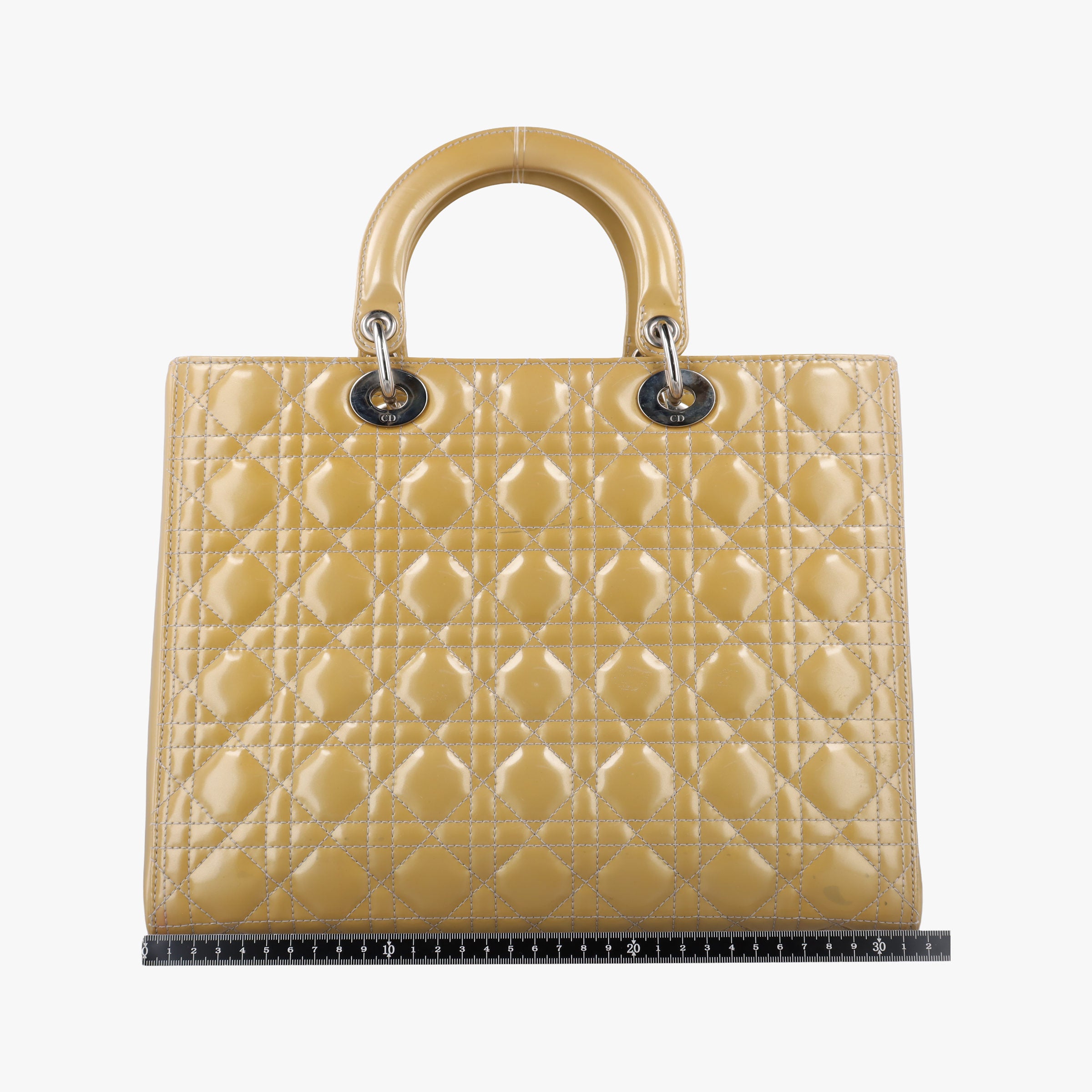 Secondhand Christian Dior Lady Dior Beige Patent  shoulderbag | stylenewstar