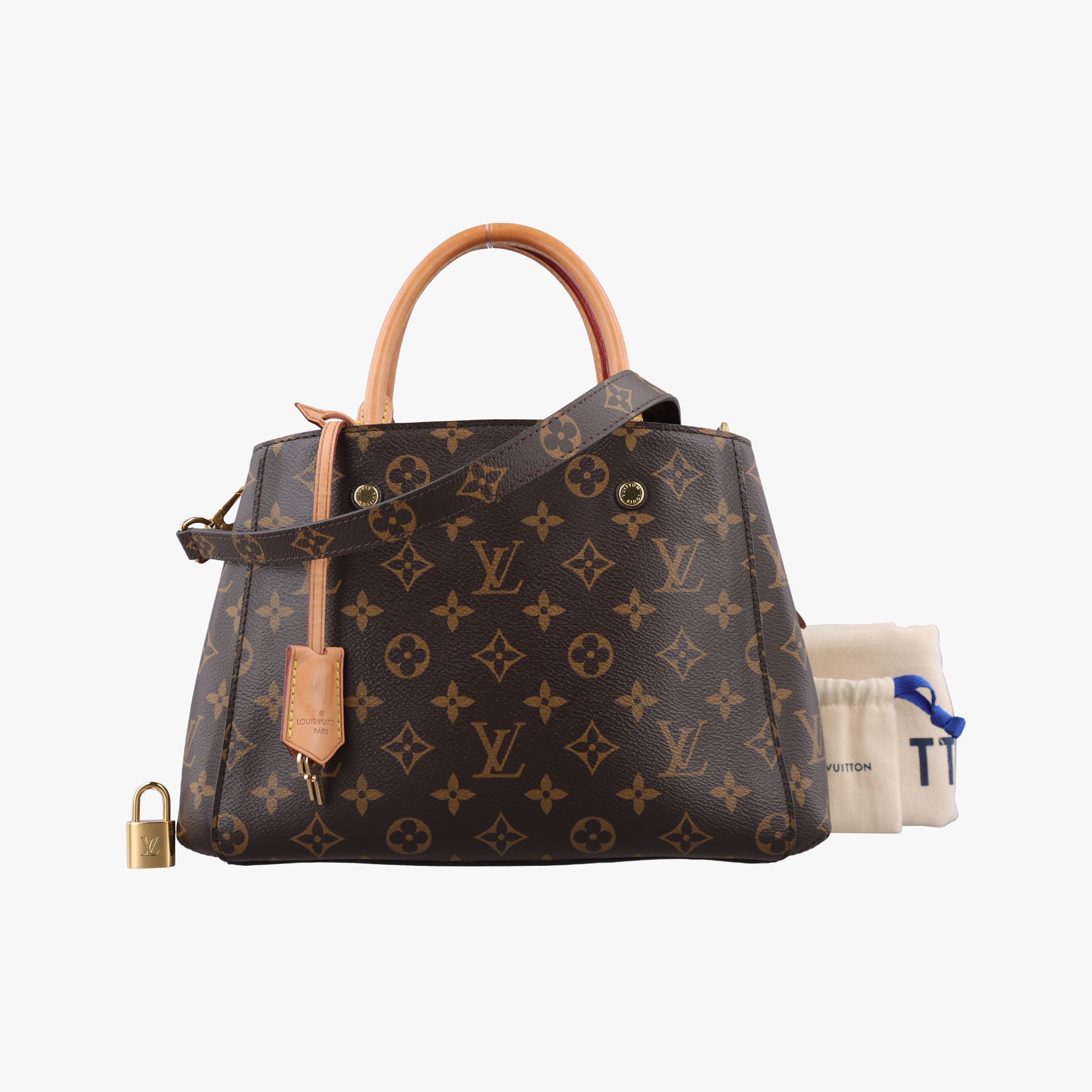 Vintage Louis Vuitton Montaigne BB Brown Monogram Canvas M41055 shoulderbag | stylenewstar