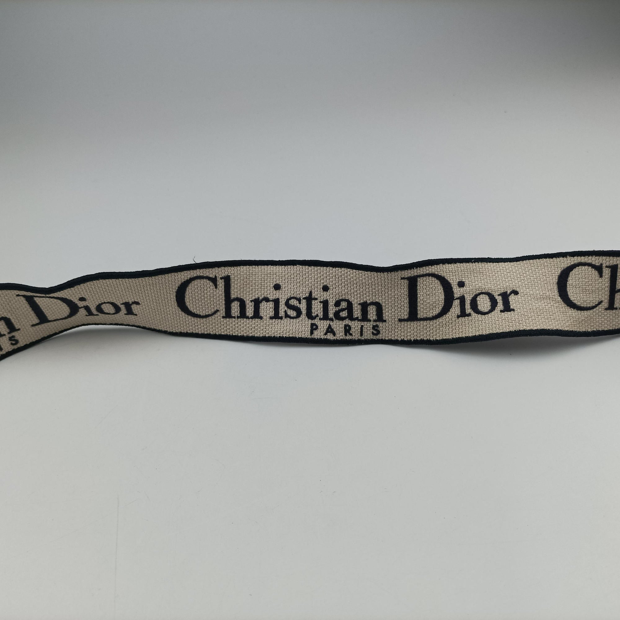 Vintage Christian Dior D-Lite Medium Royaume Navy Jacquard  shoulderbag | stylenewstar
