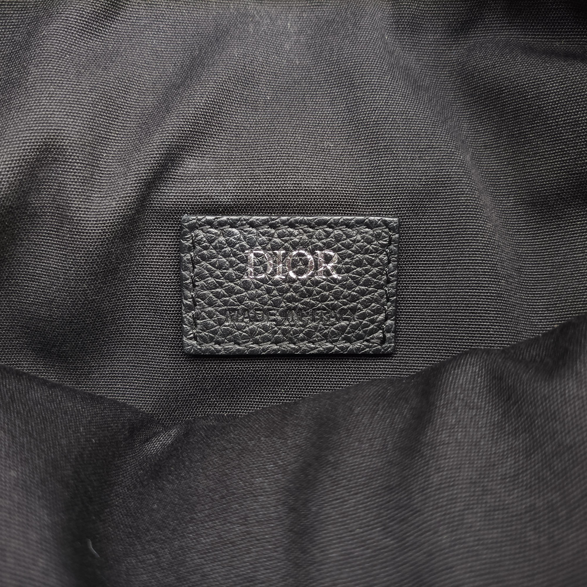 Secondhand Christian Dior Saddlebags Gray×Navy×Black Jacquard×Leather  shoulderbag | stylenewstar