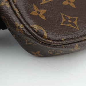 Pre-owned Louis Vuitton Multi Pochette Accessoir brown×khaki Monogram Canvas M44813 shoulderbag | stylenewstar